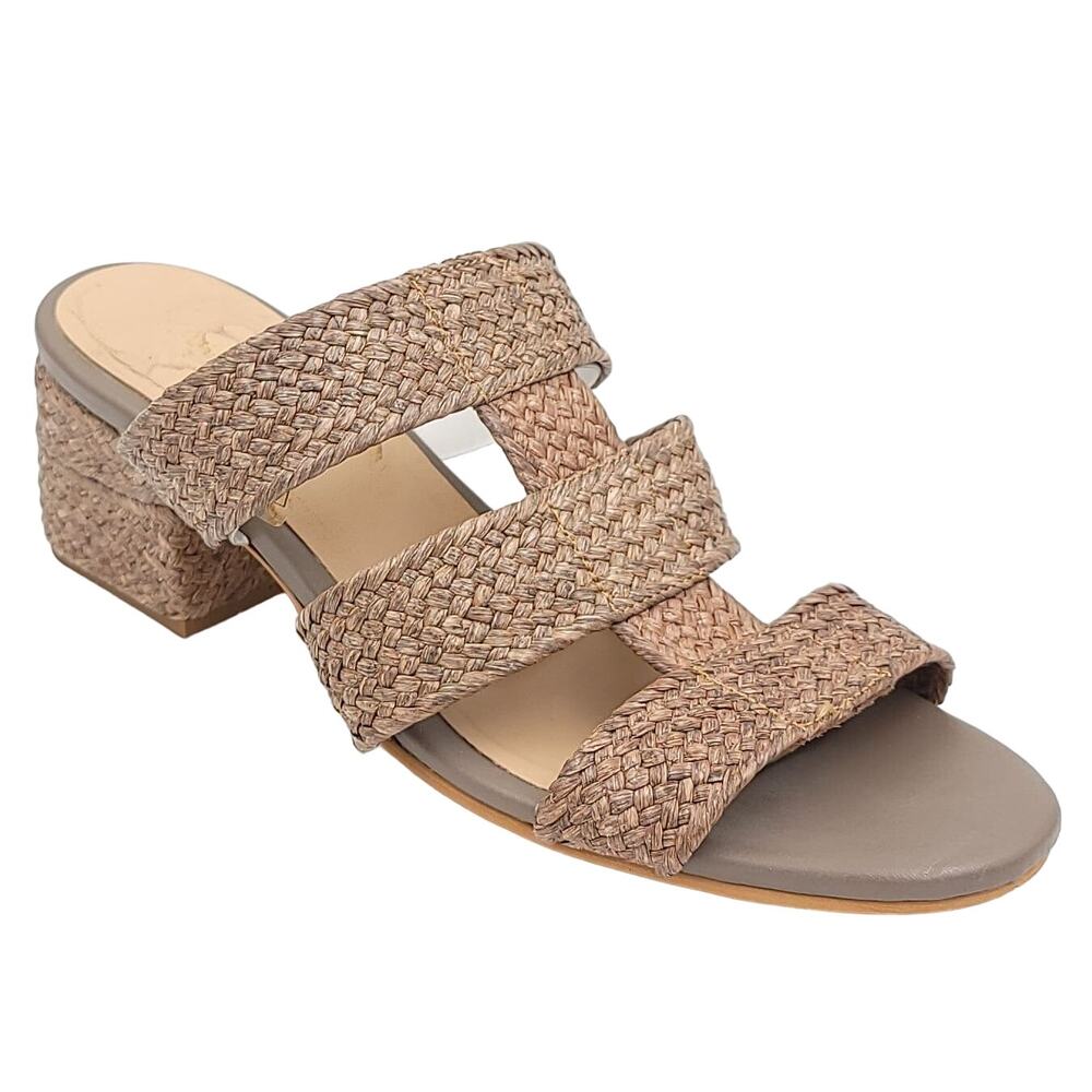 Indigo Rd. Women Slide Sandals Bayron Size US 6M Tan Faux Leather